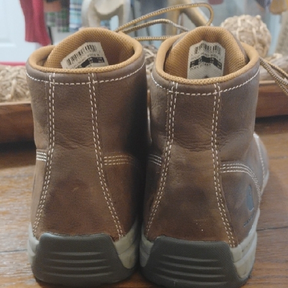 New CARHARTT Brown Leather  Boots - Picture 4 of 10